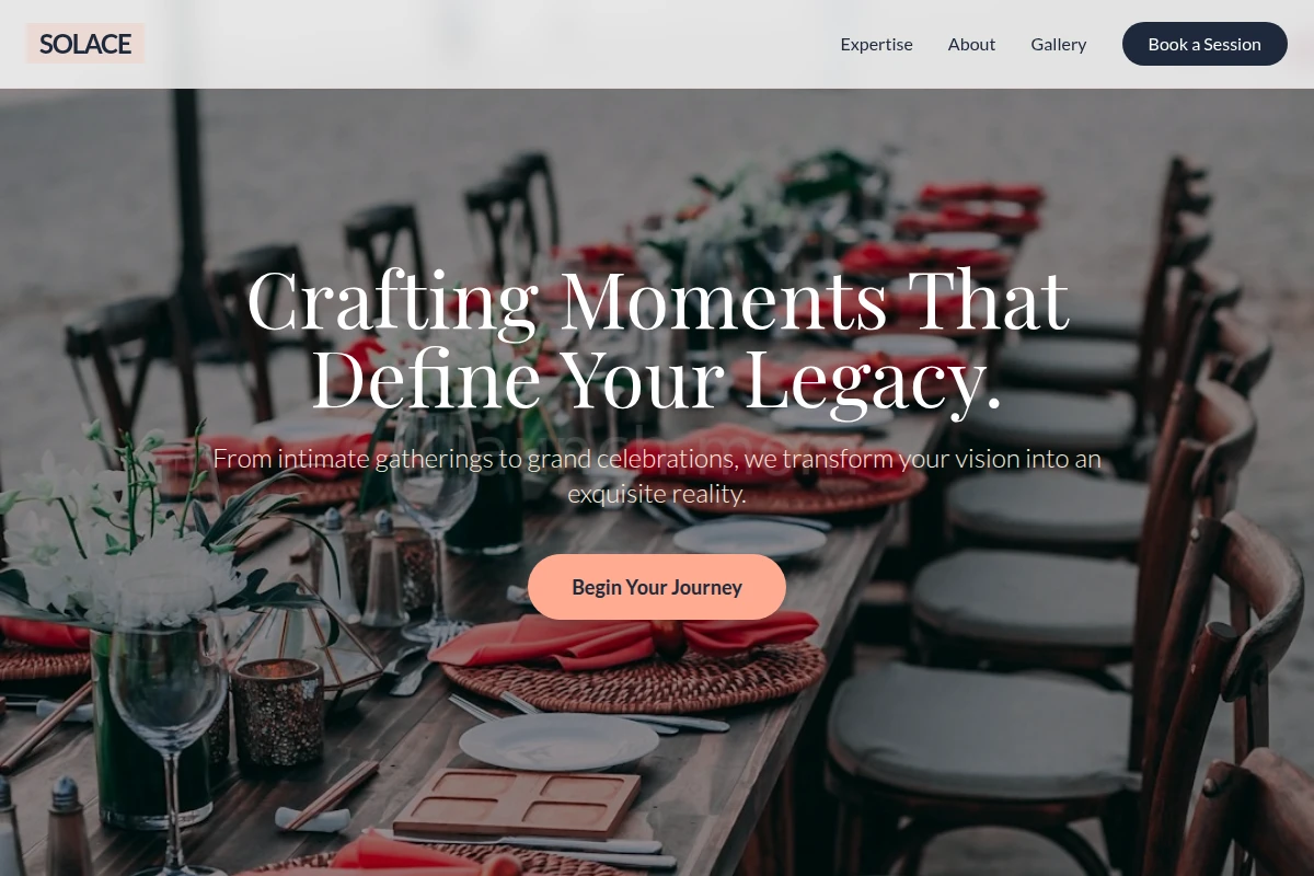 Solace Event Planning