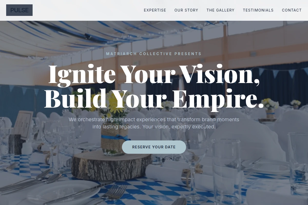 Pulse Event Planning