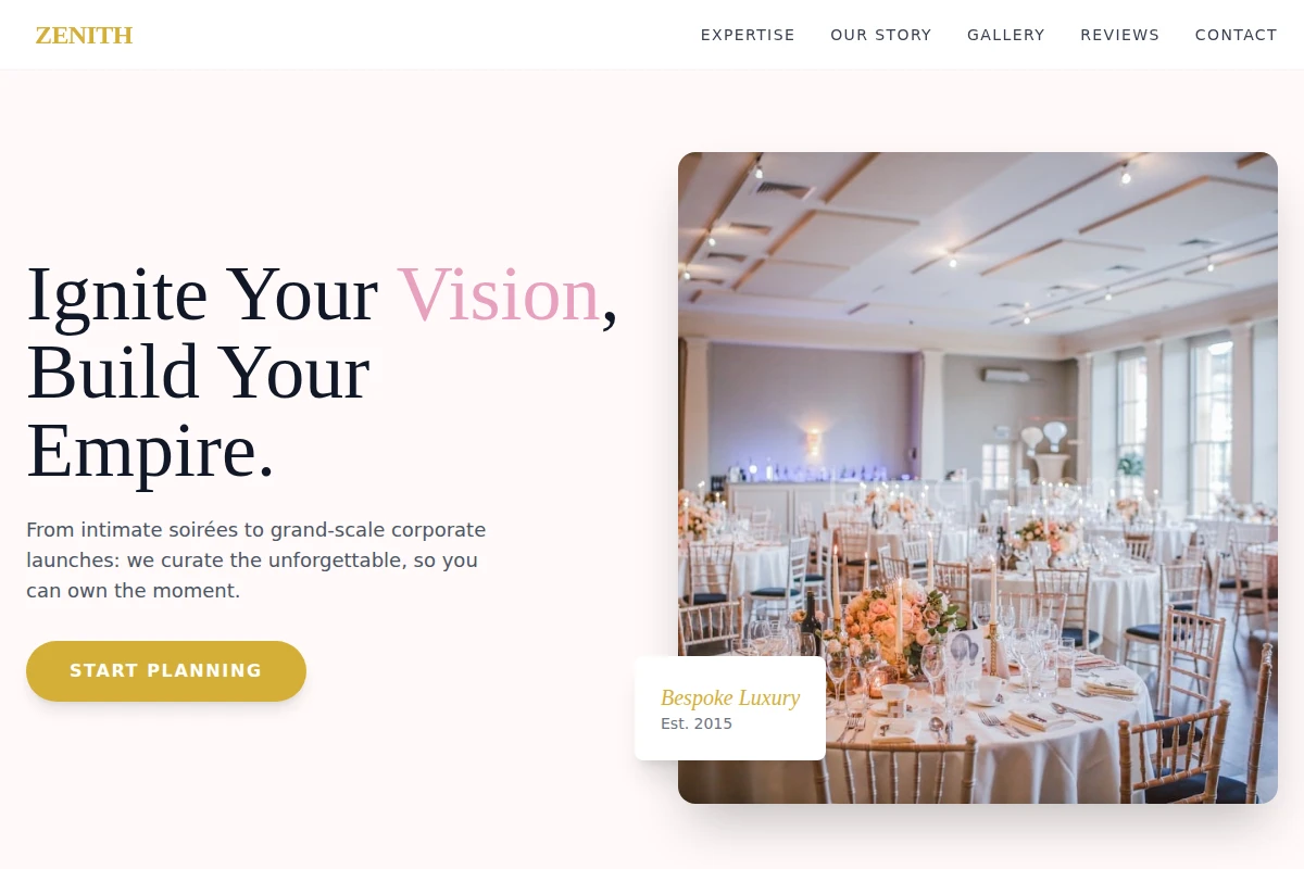 Zenith Event Planning